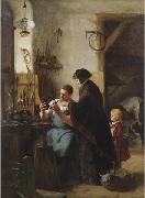 Robert Koehler The Old Sewing Machine oil painting artist